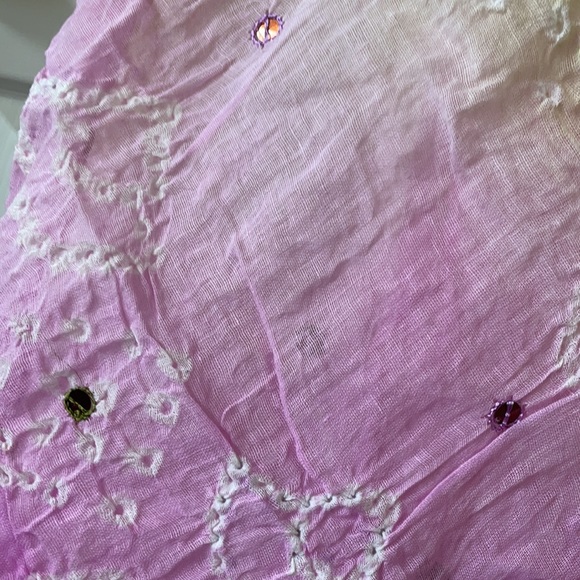 Hand made tie dye bandhani wrap scarf sarong NEW - Picture 3 of 10